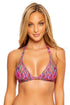 Luli Fama Vamos A Cabos Triangle Halter Top